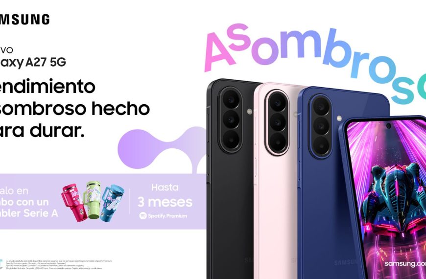 Samsung Galaxy A27 5G ofrece una pantalla inmersiva y Awesome Intelligence para más usuarios
