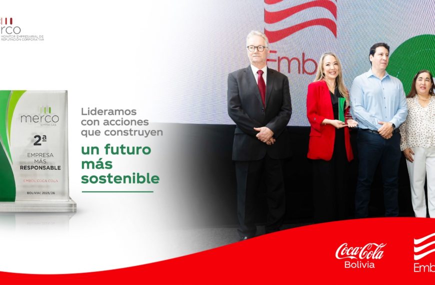 MERCO ESG reconoce el liderazgo sostenible de EMBOL Coca-Cola por su gestión ambiental, social y de gobernanza